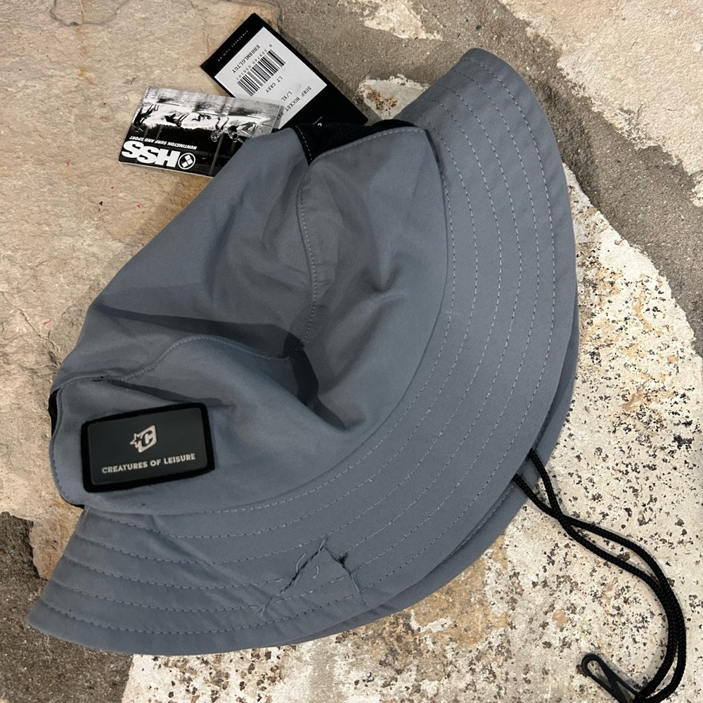 Creatures of Leisure Gray Surf Bucket Hat